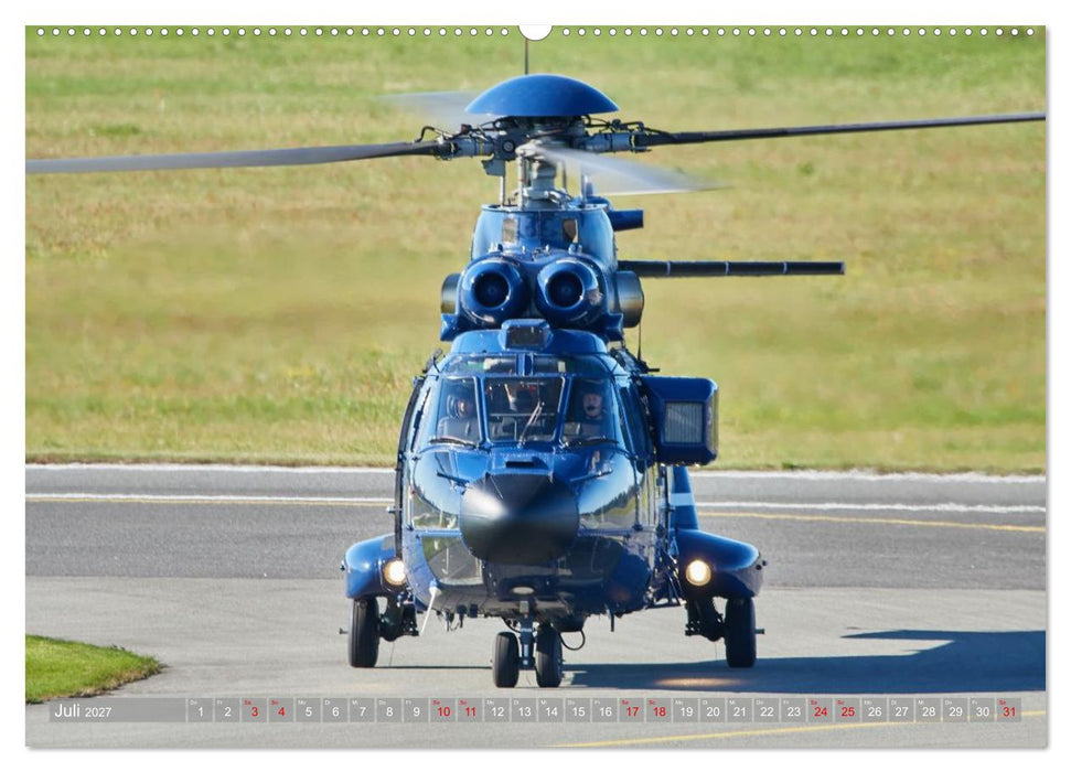 Flugzeuge und Hubschrauber im Porträt (CALVENDO Premium Wandkalender 2027)