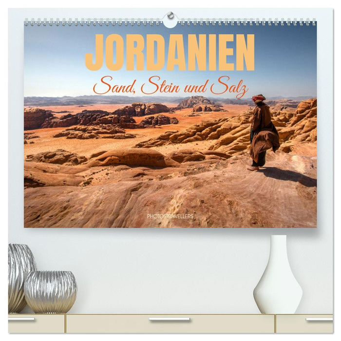 Jordanien Sand, Stein und Salz (CALVENDO Premium Wandkalender 2027)
