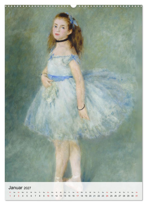 Die kleinen Musen des Monsieur Renoir (CALVENDO Premium Wandkalender 2027)