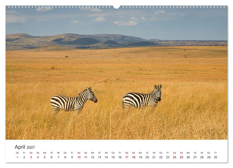 Kenia - Eine Entdeckungsreise durch das Land im Osten Afrikas (CALVENDO Wandkalender 2027)