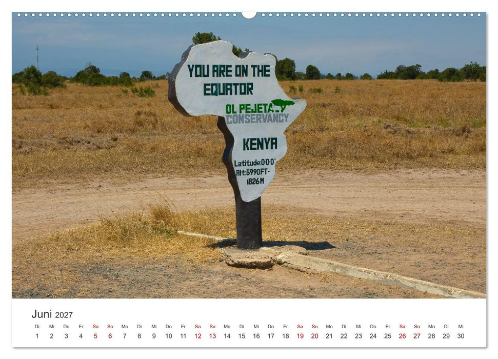 Kenia - Eine Entdeckungsreise durch das Land im Osten Afrikas (CALVENDO Wandkalender 2027)