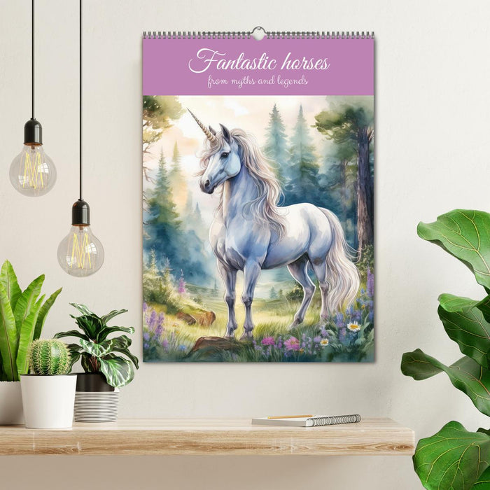 Fantastic horses from myths and legends (CALVENDO Monthly Calendar 2027)