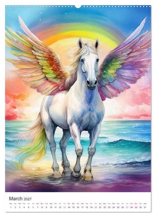 Fantastic horses from myths and legends (CALVENDO Monthly Calendar 2027)