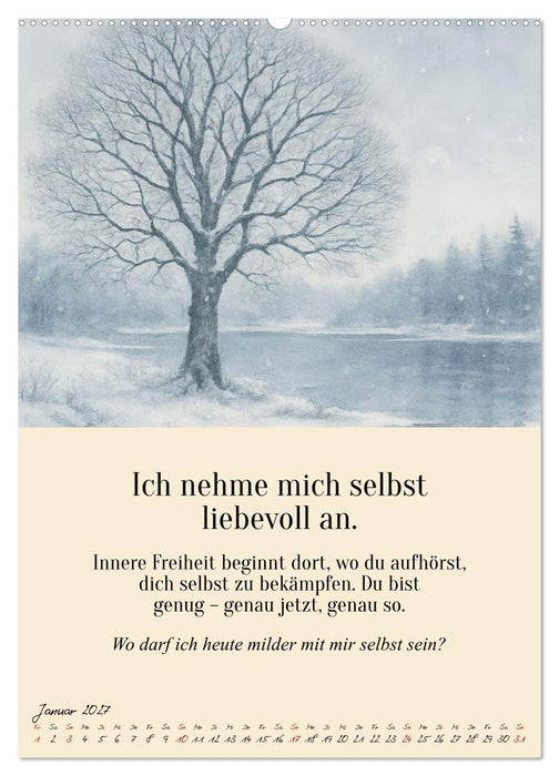 12 Schlüssel zur inneren Freiheit - Ein Jahr für dein inneres Zuhause – liebevoll, mutig, echt. (CALVENDO Premium Wandkalender 2027)