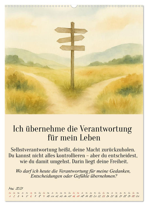 12 Schlüssel zur inneren Freiheit - Ein Jahr für dein inneres Zuhause – liebevoll, mutig, echt. (CALVENDO Premium Wandkalender 2027)