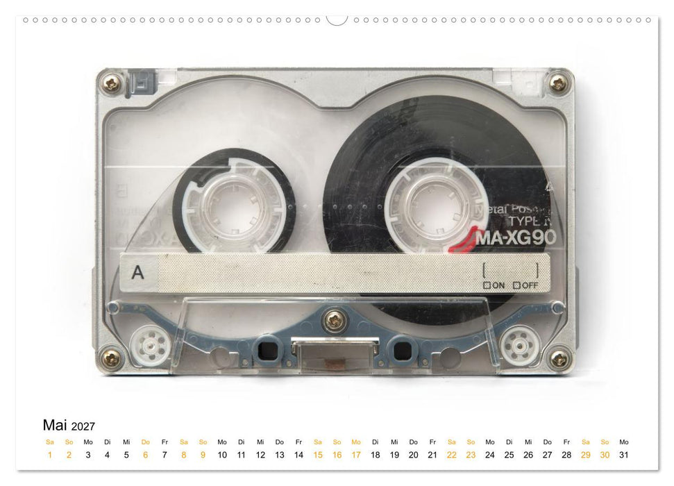 Audio Tapes (CALVENDO Premium Wandkalender 2027)