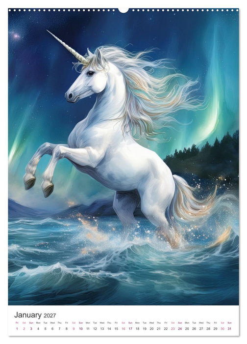 Fantastic horses from myths and legends (CALVENDO Premium-Calendar 2027)