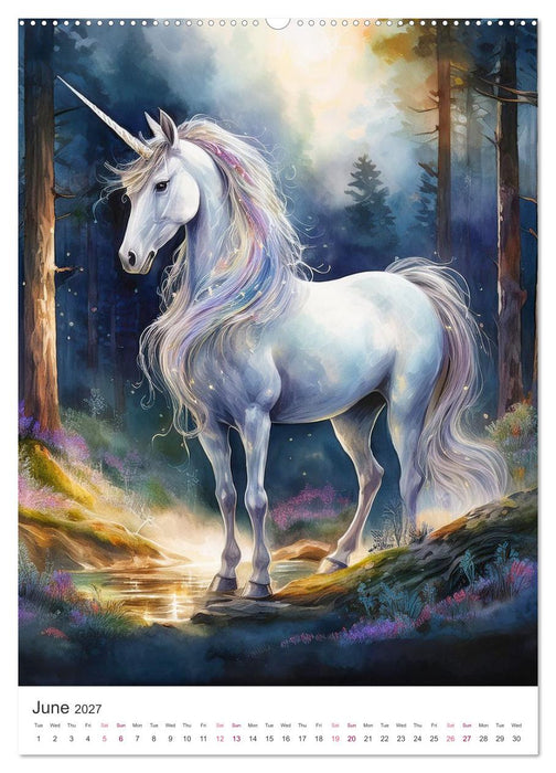 Fantastic horses from myths and legends (CALVENDO Premium-Calendar 2027)