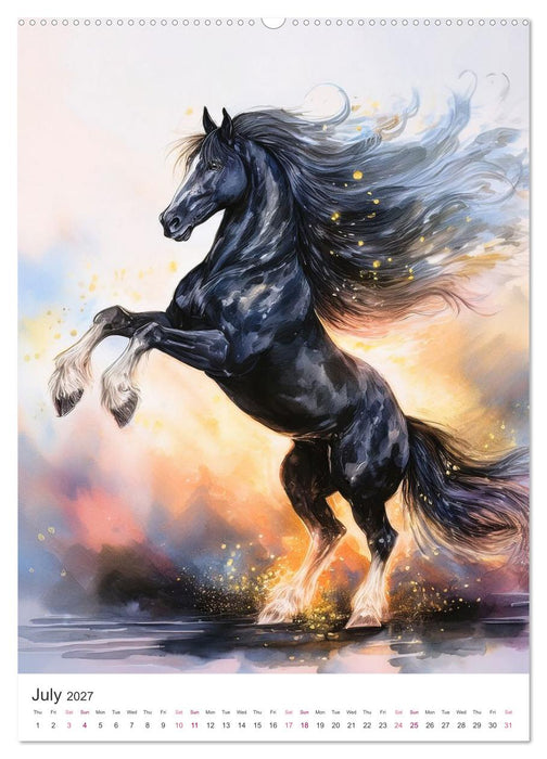 Fantastic horses from myths and legends (CALVENDO Premium-Calendar 2027)