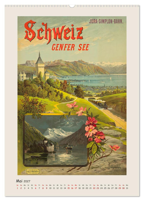 Die goldene Ära des Reisens (CALVENDO Premium Wandkalender 2027)