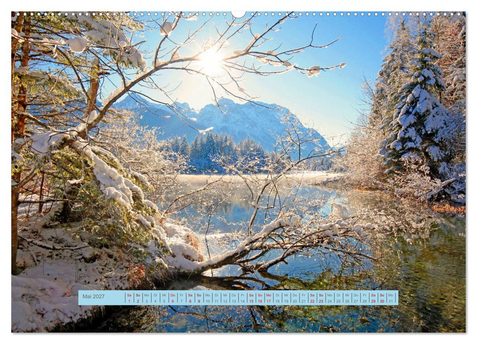Mittenwald rundherum ein Wintertraum (CALVENDO Wandkalender 2027)