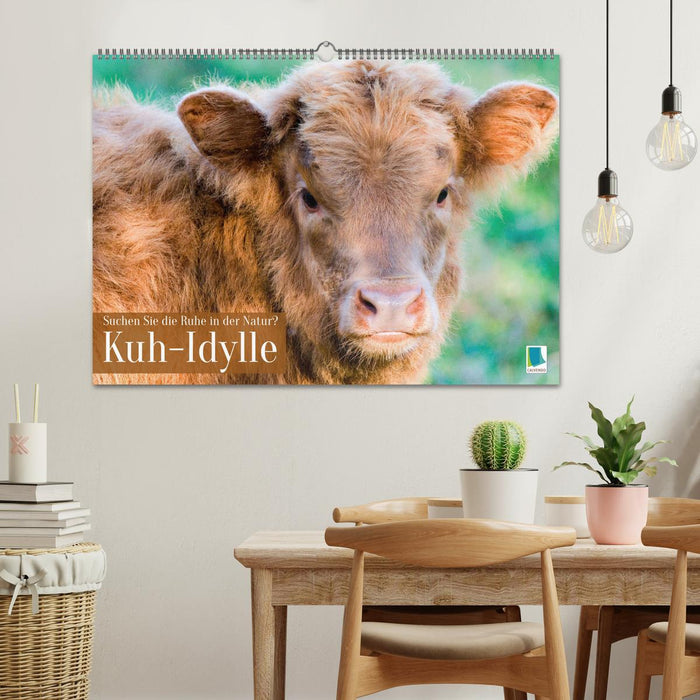 Kuh-Idylle: Suchen Sie die Ruhe in der Natur? (CALVENDO Wandkalender 2027)