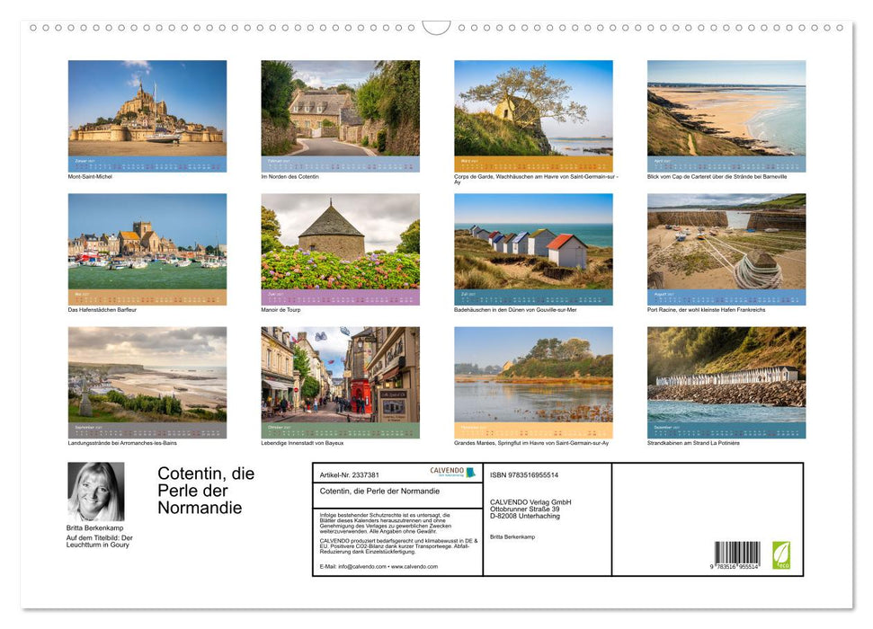 Cotentin, die Perle der Normandie (CALVENDO Wandkalender 2027)