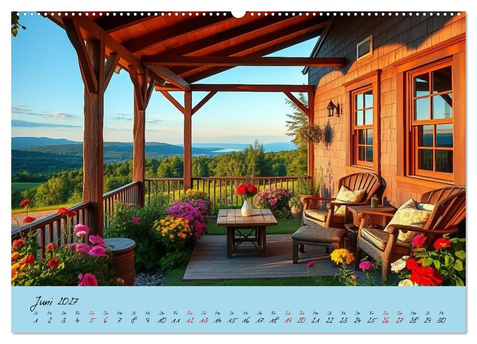 Zwischen Hügeln und Träumen – magische Orte, an denen die Zeit stillsteht (CALVENDO Premium Wandkalender 2027)