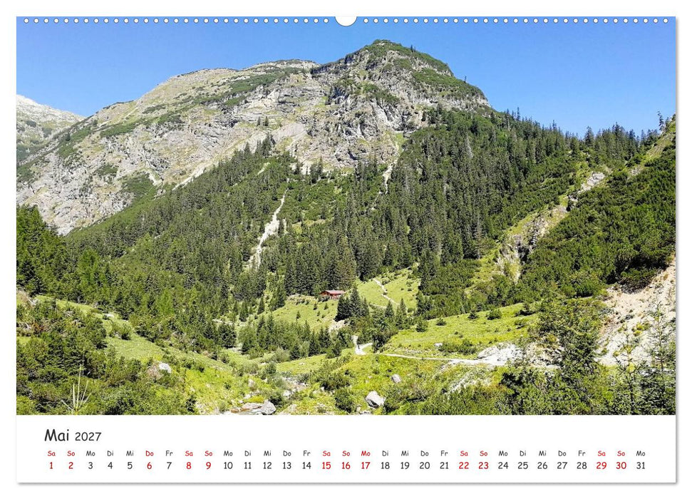 Über die Alpen - Auf dem E5 von Oberstdorf nach Meran (CALVENDO Wandkalender 2027)