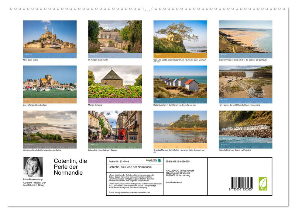 Cotentin, die Perle der Normandie (CALVENDO Premium Wandkalender 2027)