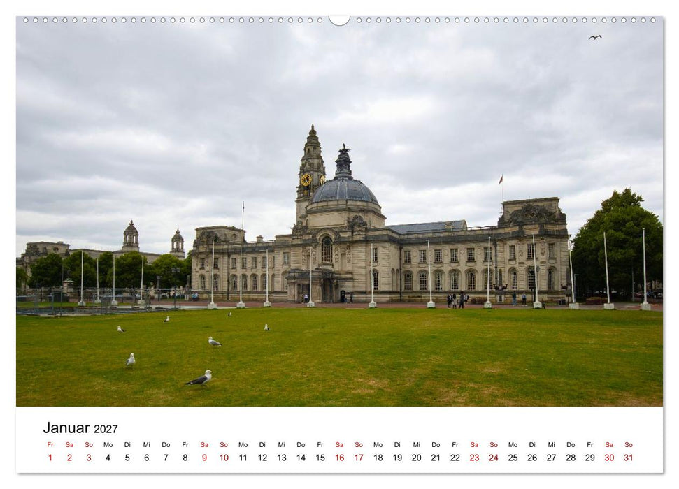 Wales Land der Sehenswürdigkeiten, Landschaften und Natur (CALVENDO Wandkalender 2027)