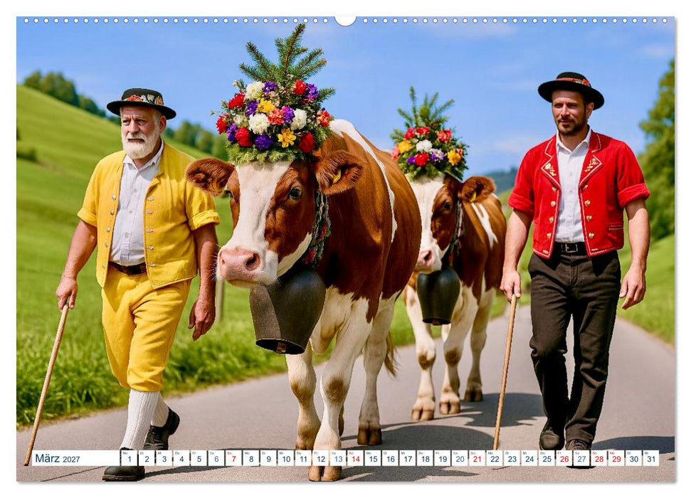 Typisch Schweiz (CALVENDO Wandkalender 2027)
