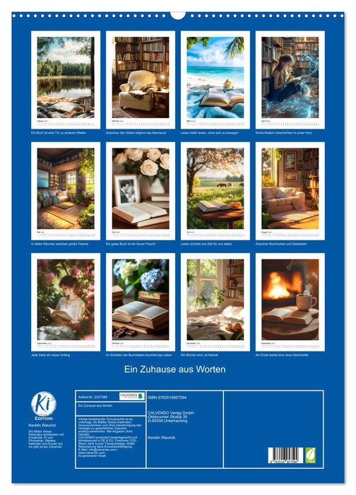 Ein Zuhause aus Worten (CALVENDO Wandkalender 2027)