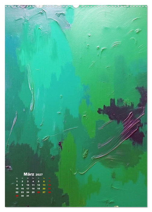 Rakel Kunst - Eine Form der künstlerischen Technik (CALVENDO Wandkalender 2027)