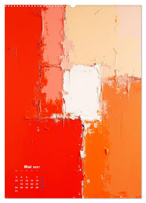 Rakel Kunst - Eine Form der künstlerischen Technik (CALVENDO Wandkalender 2027)