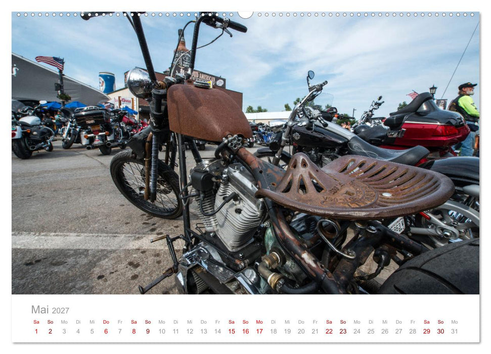 Sturgis - Die berühmteste Motorrad-Rallye der Welt (CALVENDO Premium Wandkalender 2027)
