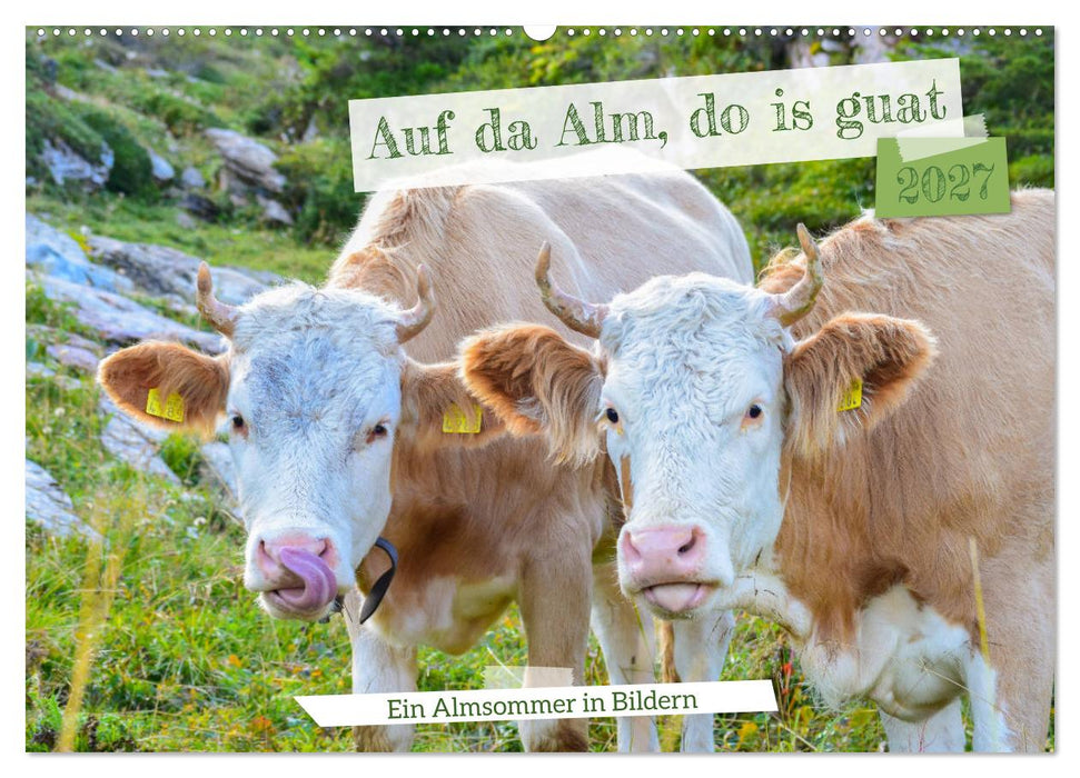 Bergstille – Momente auf der Alm (CALVENDO Wandkalender 2027)