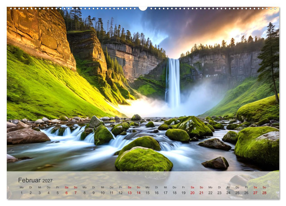 Flüsse der Fantasie (CALVENDO Wandkalender 2027)