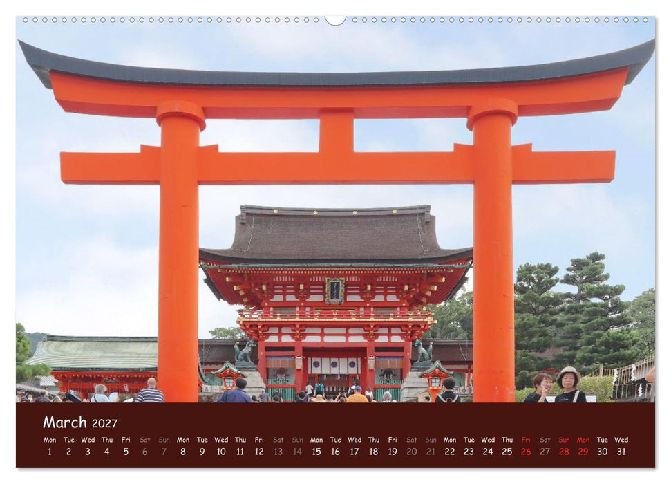 Japan - modern and traditional (CALVENDO Monthly Calendar 2027)