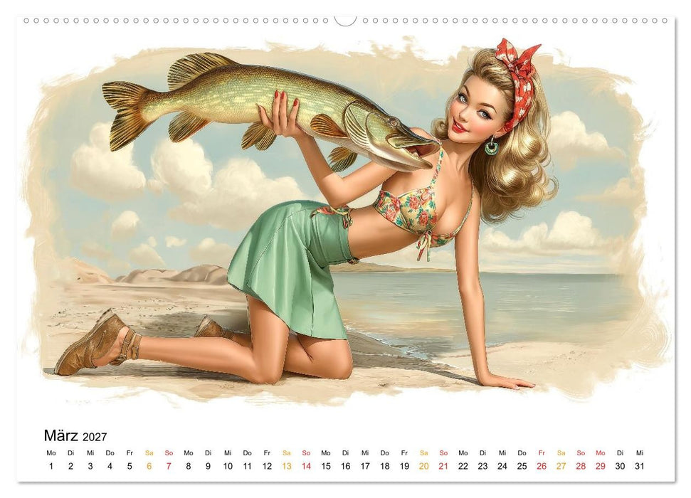 Hecht und Karpfen - Kurvenköder, da beißt der Fisch (CALVENDO Wandkalender 2027)