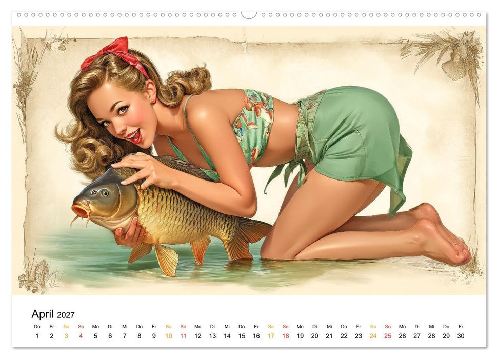 Hecht und Karpfen - Kurvenköder, da beißt der Fisch (CALVENDO Wandkalender 2027)
