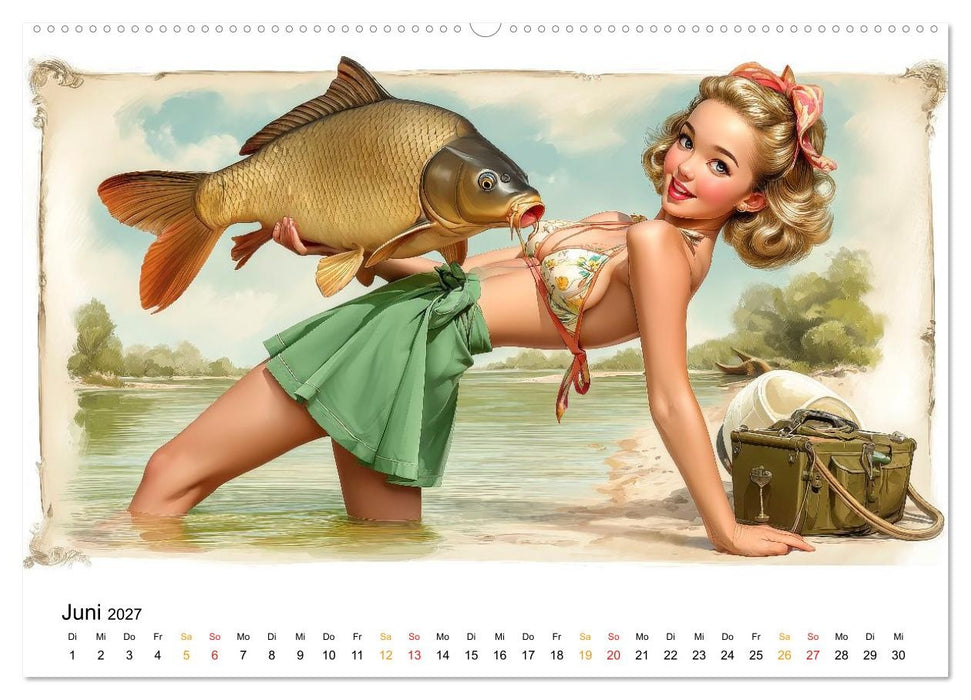 Hecht und Karpfen - Kurvenköder, da beißt der Fisch (CALVENDO Wandkalender 2027)