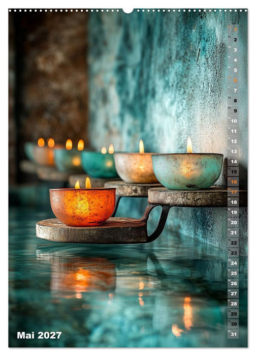 Kerzenwelt (CALVENDO Premium Wandkalender 2027)