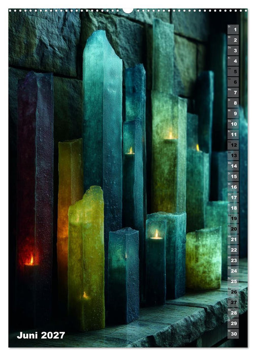 Kerzenwelt (CALVENDO Premium Wandkalender 2027)
