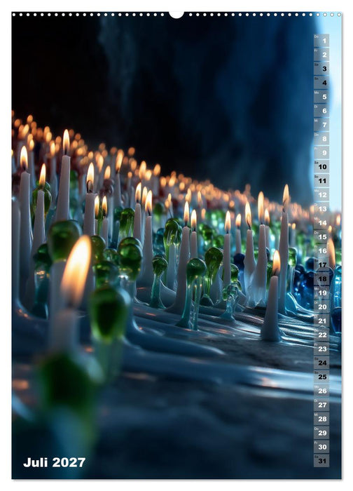 Kerzenwelt (CALVENDO Premium Wandkalender 2027)