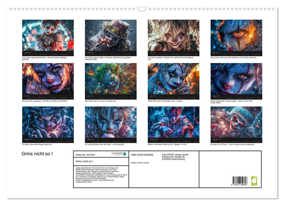 Grins nicht so ! (CALVENDO Wandkalender 2027)