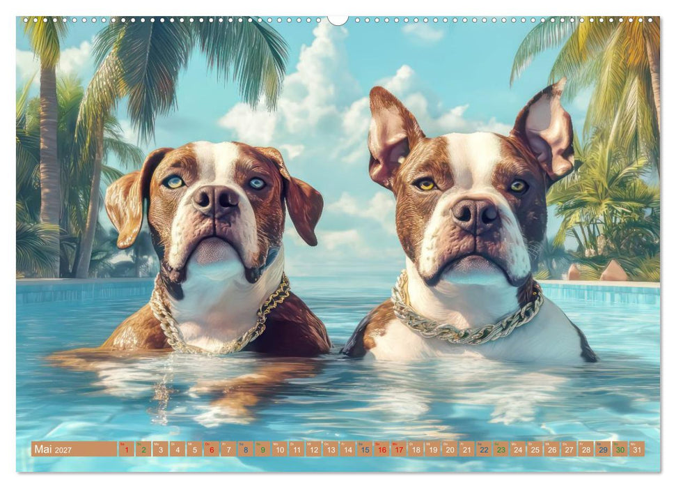Tiere wollen Spaß - Humorwerke (CALVENDO Wandkalender 2027)