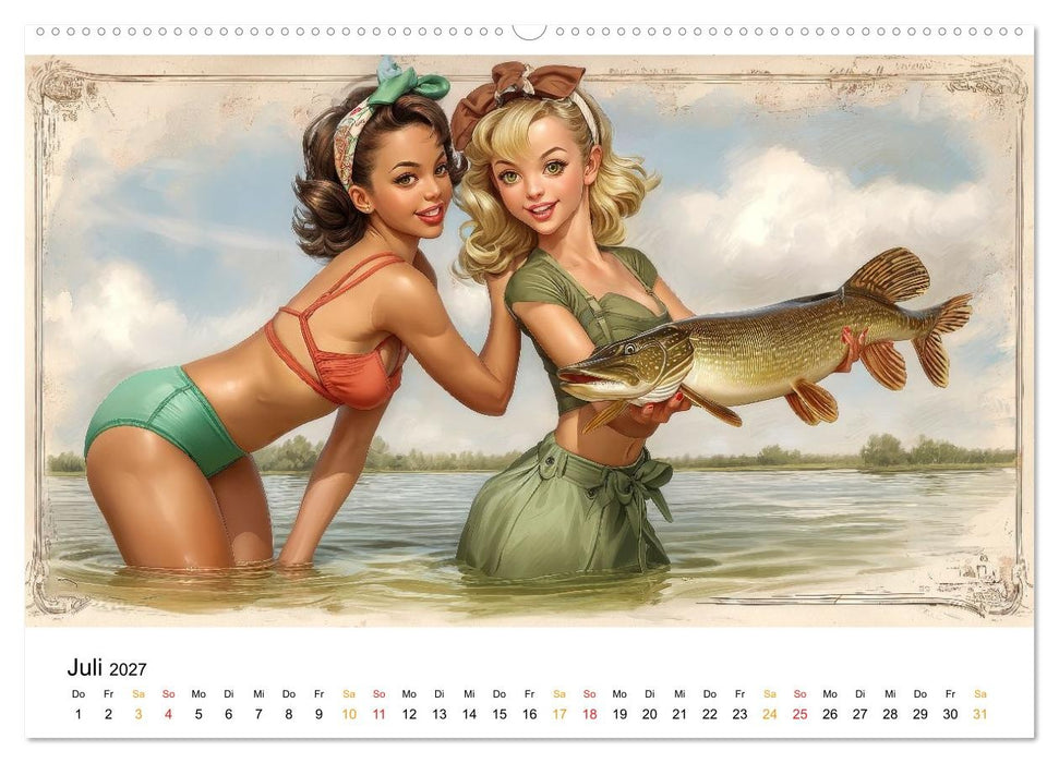 Hecht und Karpfen - Kurvenköder, da beißt der Fisch (CALVENDO Premium Wandkalender 2027)