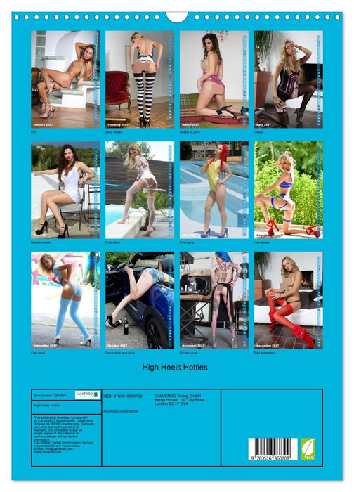 High Heels Hotties (CALVENDO Monthly Calendar 2027)