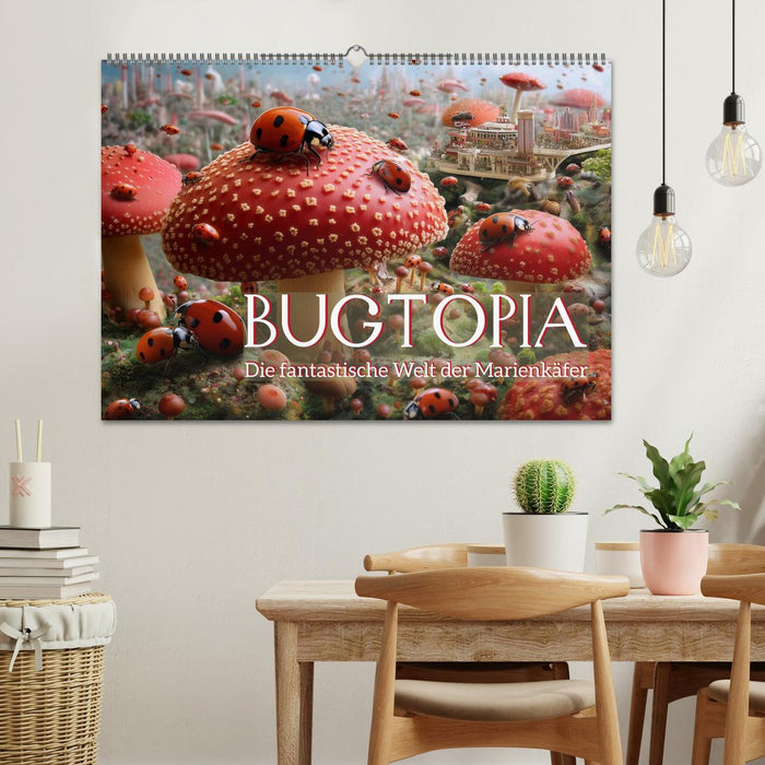 Bugtopia. Die fantastische Welt der Marienkäfer (CALVENDO Wandkalender 2027)