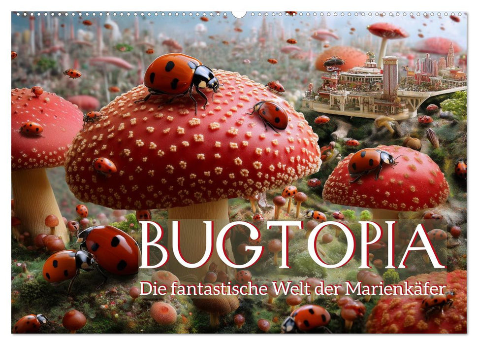 Bugtopia. Die fantastische Welt der Marienkäfer (CALVENDO Wandkalender 2027)