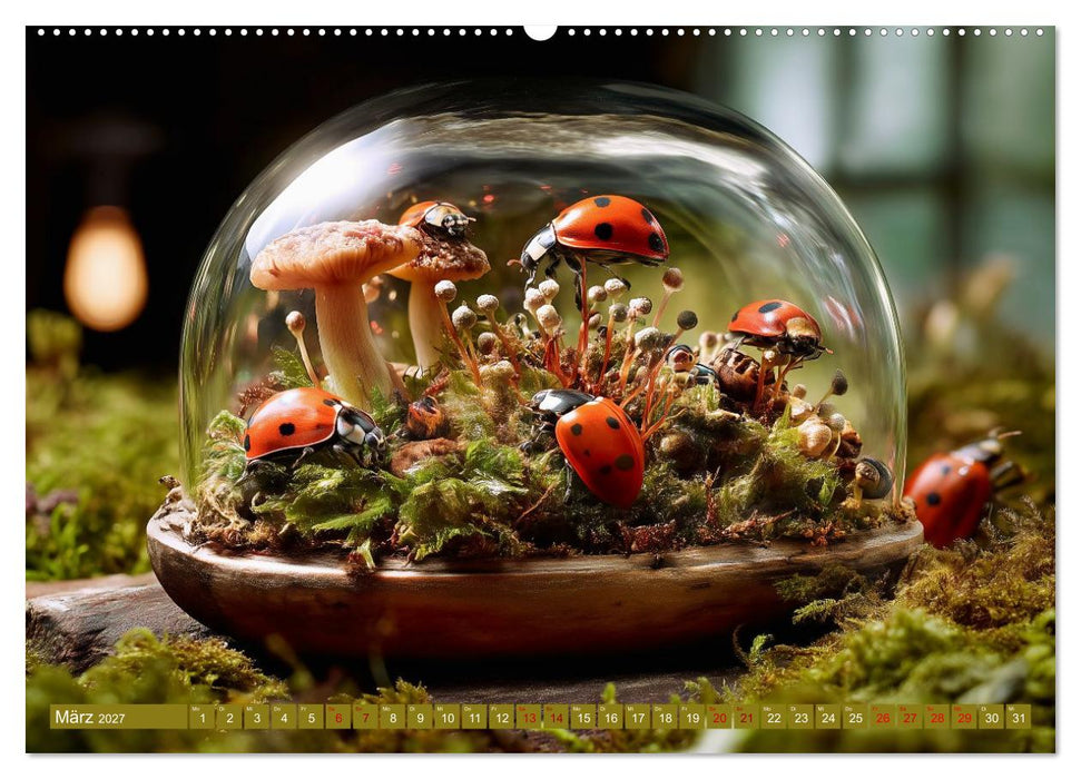 Bugtopia. Die fantastische Welt der Marienkäfer (CALVENDO Wandkalender 2027)