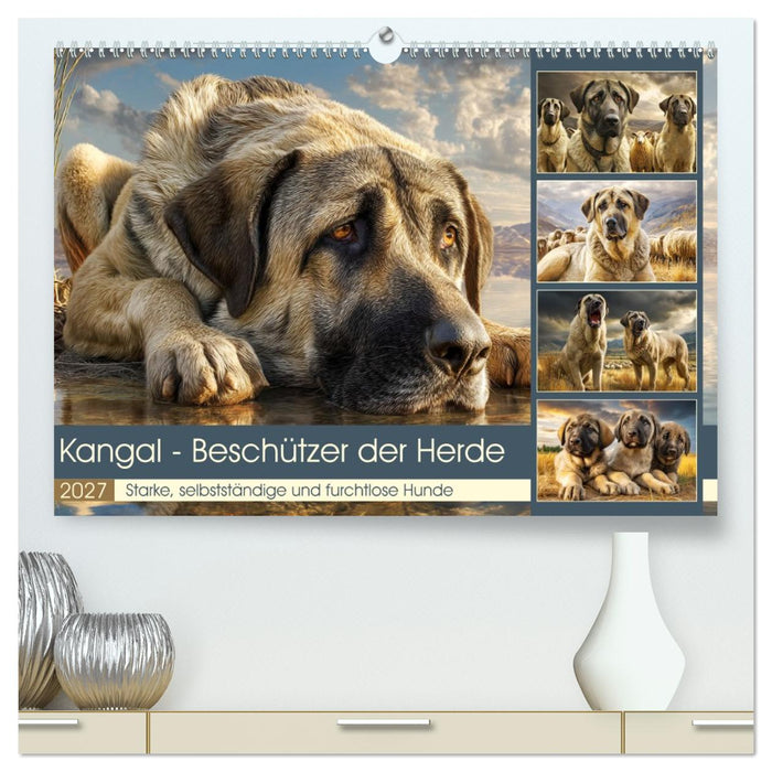 Kangal - Beschützer der Herde. Starke, selbstständige und furchtlose Hunde (CALVENDO Premium Wandkalender 2027)