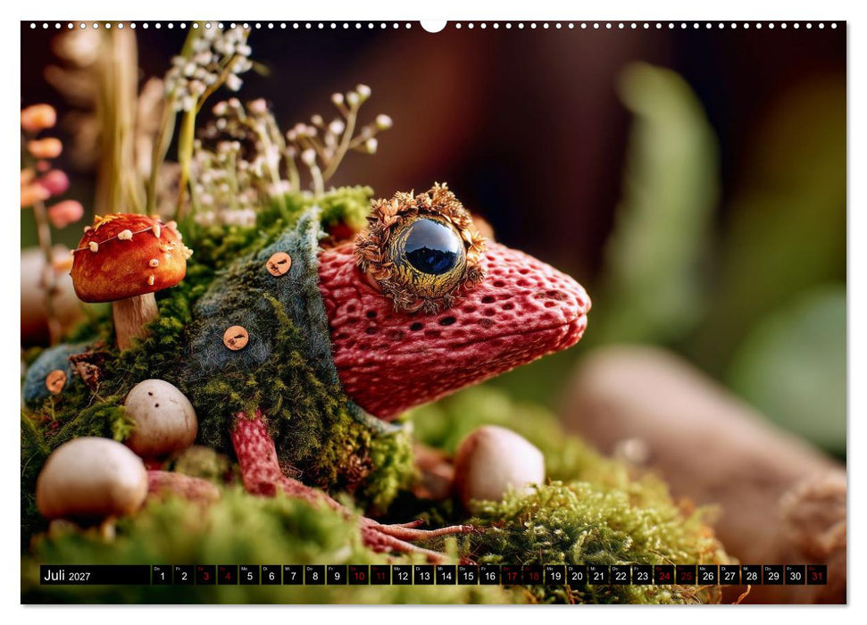 Toadtopia. Fantastische Krötenwelten (CALVENDO Premium Wandkalender 2027)