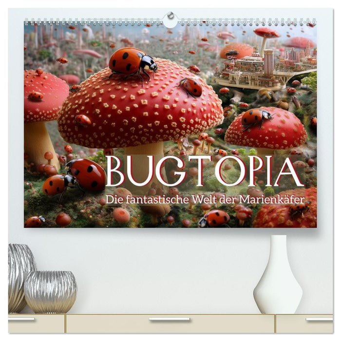 Bugtopia. Die fantastische Welt der Marienkäfer (CALVENDO Premium Wandkalender 2027)