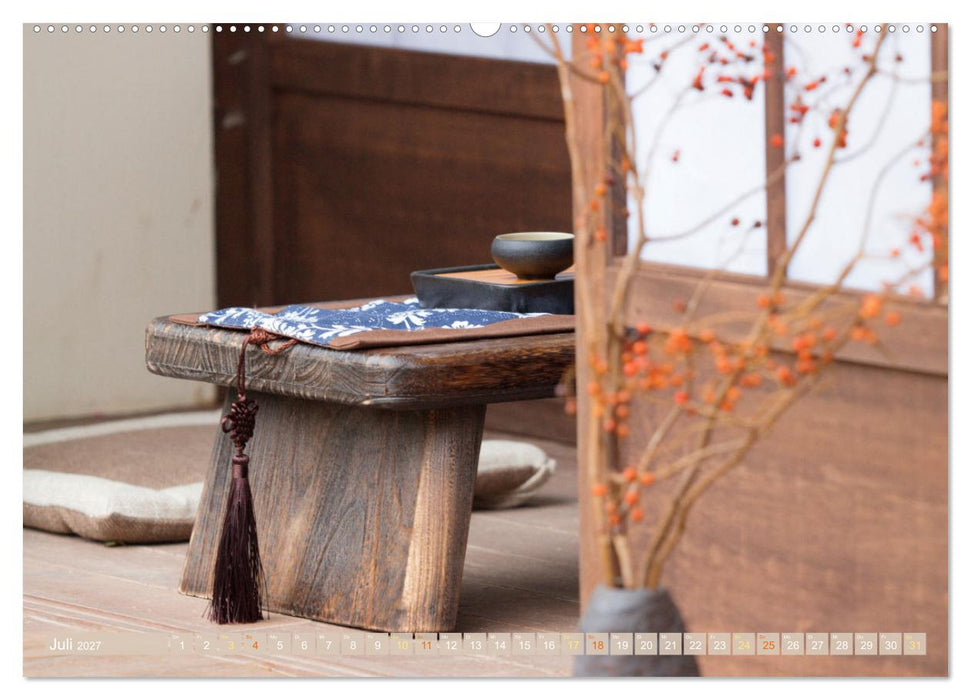 Meditationen im Zen-Garten (CALVENDO Premium Wandkalender 2027)