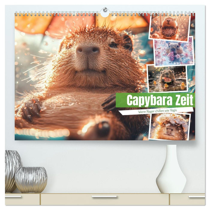 Capybara Zeit (CALVENDO Premium Wandkalender 2027)