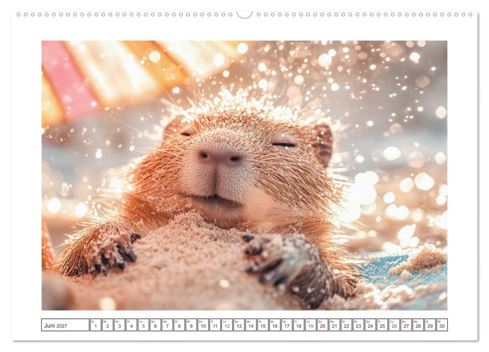 Capybara Zeit (CALVENDO Premium Wandkalender 2027)