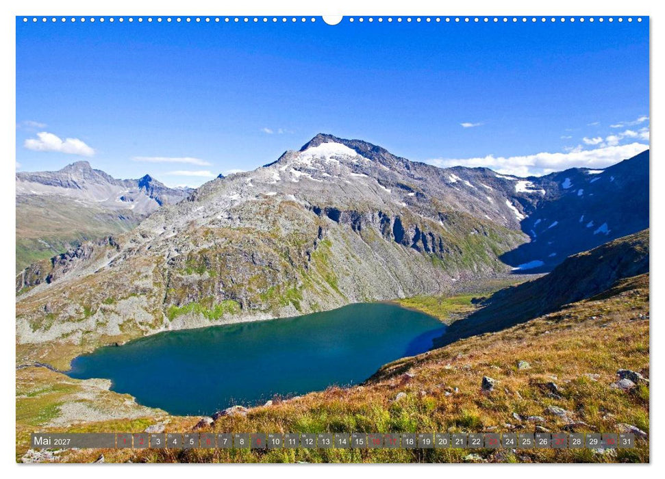 Berge - Gletscher - Seen (CALVENDO Premium Wandkalender 2027)