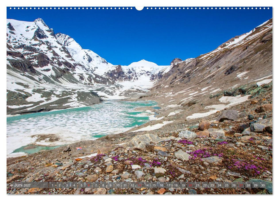 Berge - Gletscher - Seen (CALVENDO Premium Wandkalender 2027)